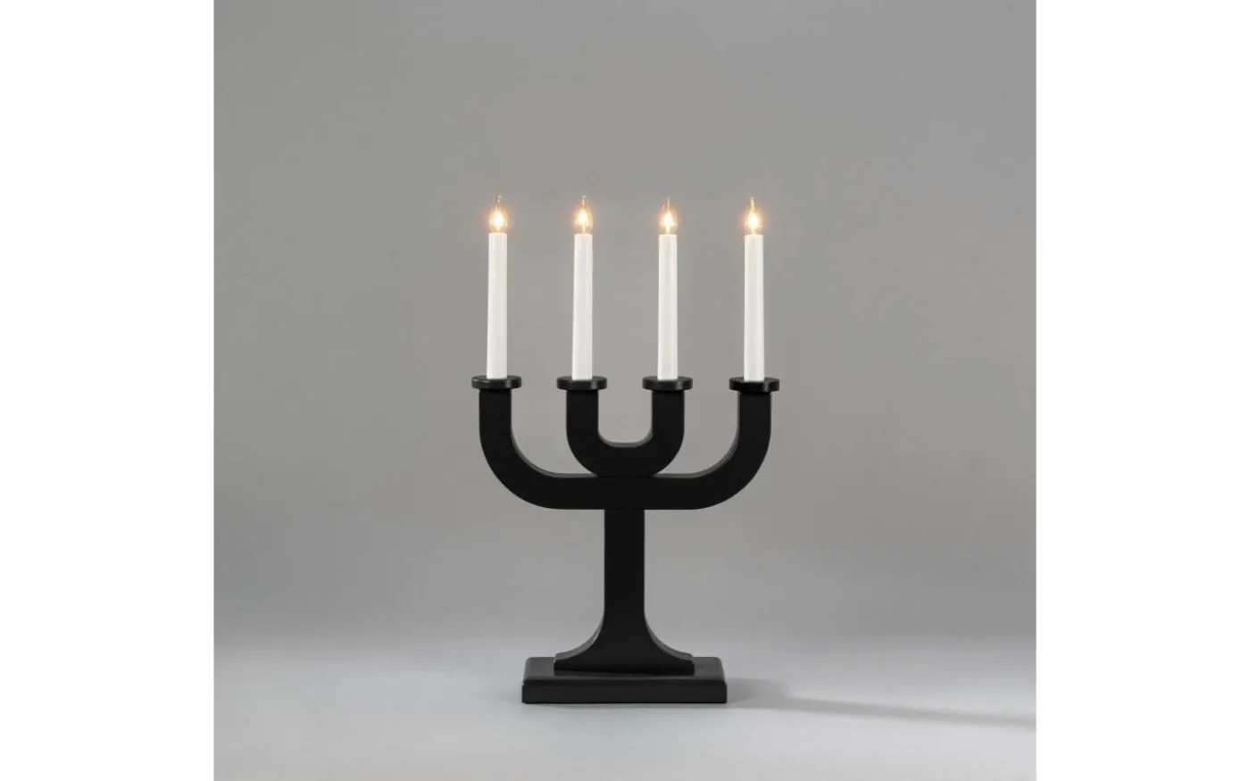 Vinternatt Adventsljusstake 50cm Svart