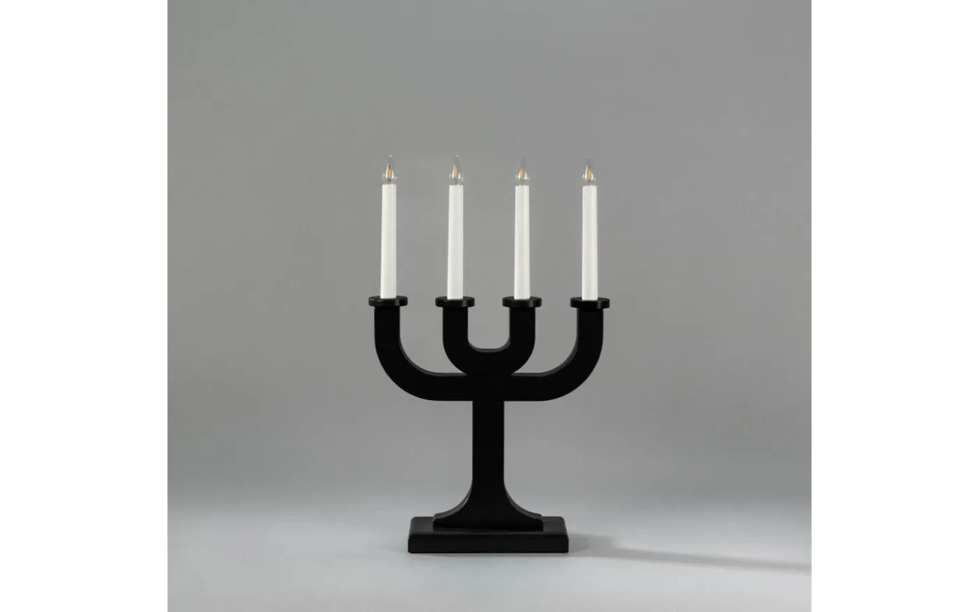 Vinternatt Adventsljusstake 50cm Svart