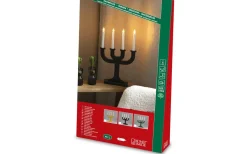 Vinternatt Adventsljusstake 50cm Svart