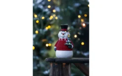 Batteri Julpynt Utomhus<Konstsmide Vinterros Batteridriven Snögubbe 35cm IP44