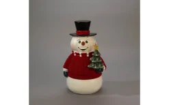 Batteri Julpynt Utomhus<Konstsmide Vinterros Batteridriven Snögubbe 35cm IP44