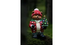 Konstsmide Vinterros Batteridriven Teddybjörn 66cm IP44* Batteri Julpynt Utomhus