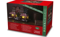 Konstsmide Vinterstad Julby med Musik* Julbyar Och Figurer|Julpynt Inomhus