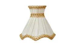 Plisserade Lampskärmar<ArmaturHantverk Viol Lampskärm Ø12cm Beige