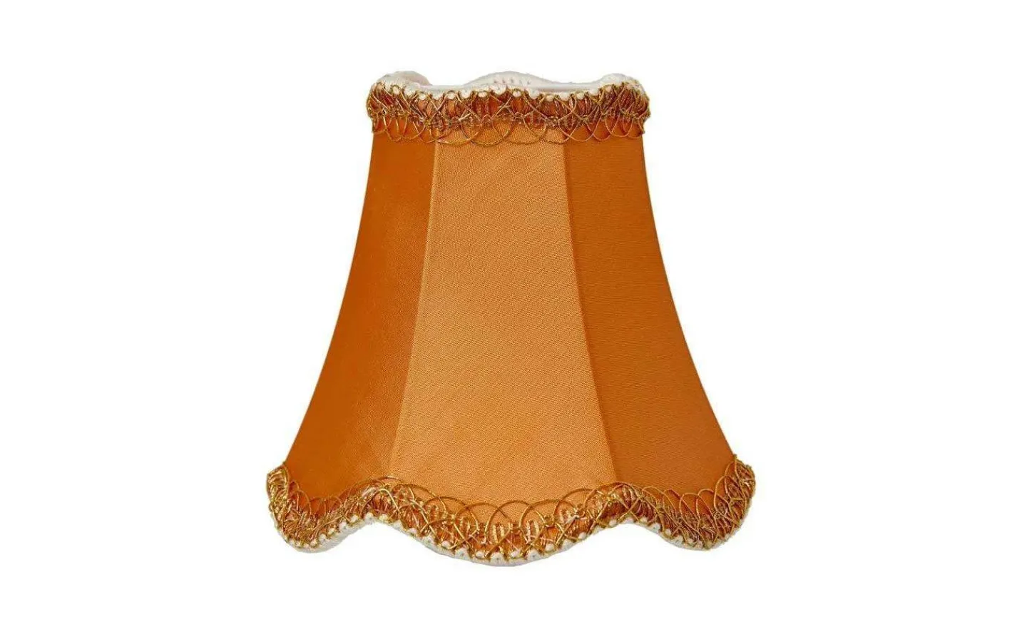 Enfärgade Runda Lampskärmar<ArmaturHantverk Viol Lampskärm Ø12cm Guld