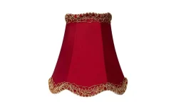 ArmaturHantverk Viol Lampskärm Ø12cm Röd* Enfärgade Runda Lampskärmar