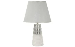 Bordslampor<Mauro Ferretti Viola Bordslampa 41cm Vit/Silver