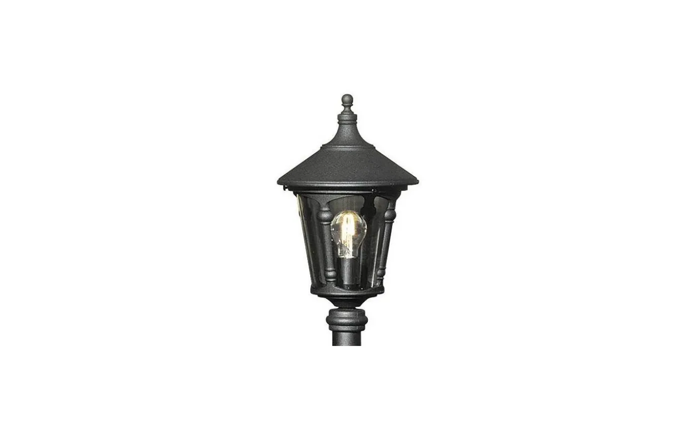 Virgo Lykthus 35cm Svart IP23