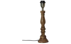 Cottex Virkes Lampfot 40cm Brun/Borstad Mässing* Lampfötter