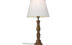Cottex Virkes Lampfot 40cm Brun/Borstad Mässing* Lampfötter