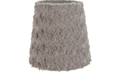 Oriva Virvelfluff Lampskärm Ø17cm Grå* Enfärgade Runda Lampskärmar