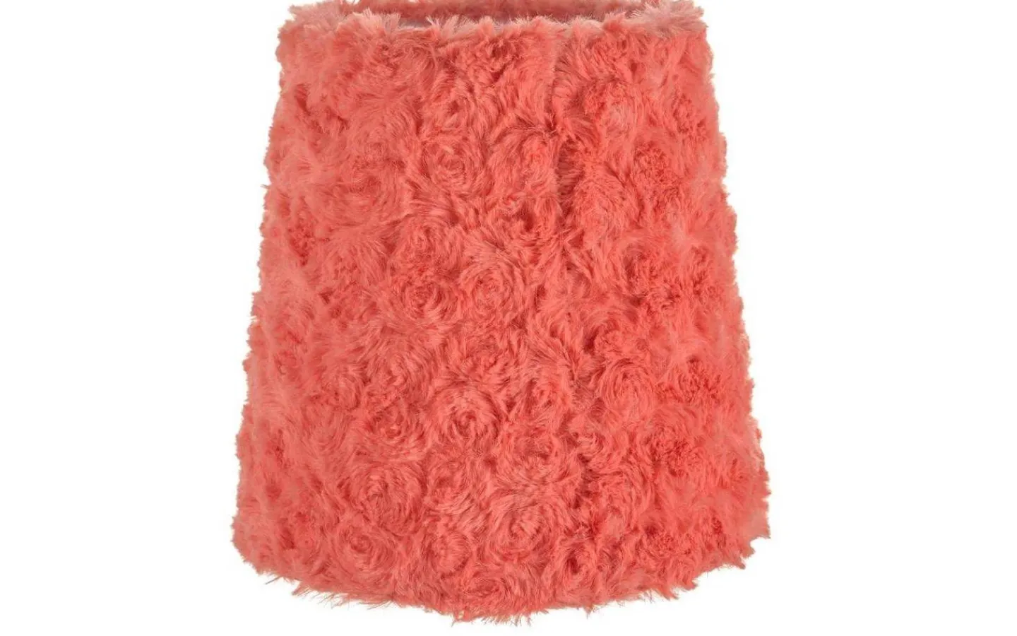 Enfärgade Runda Lampskärmar<Oriva Virvelfluff Lampskärm Ø17cm Korall