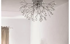 Hall & Trappa|Sovrum<Aneta Viva Plafond 57cm Krom