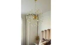 Vardagsrum|Hall & Trappa<Aneta Viva Taklampa 55cm Mässing