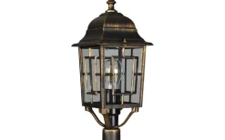 Volturno Stolplykta 200cm E27 antik rost IP44