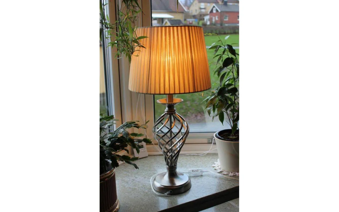 Vridi Lampfot 46cm Satin