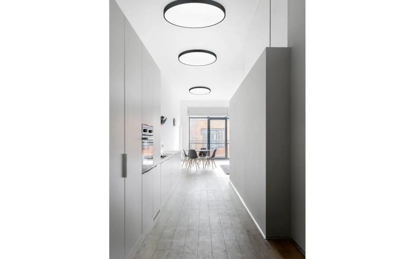 Waco Plafond LED 75cm mattsvart