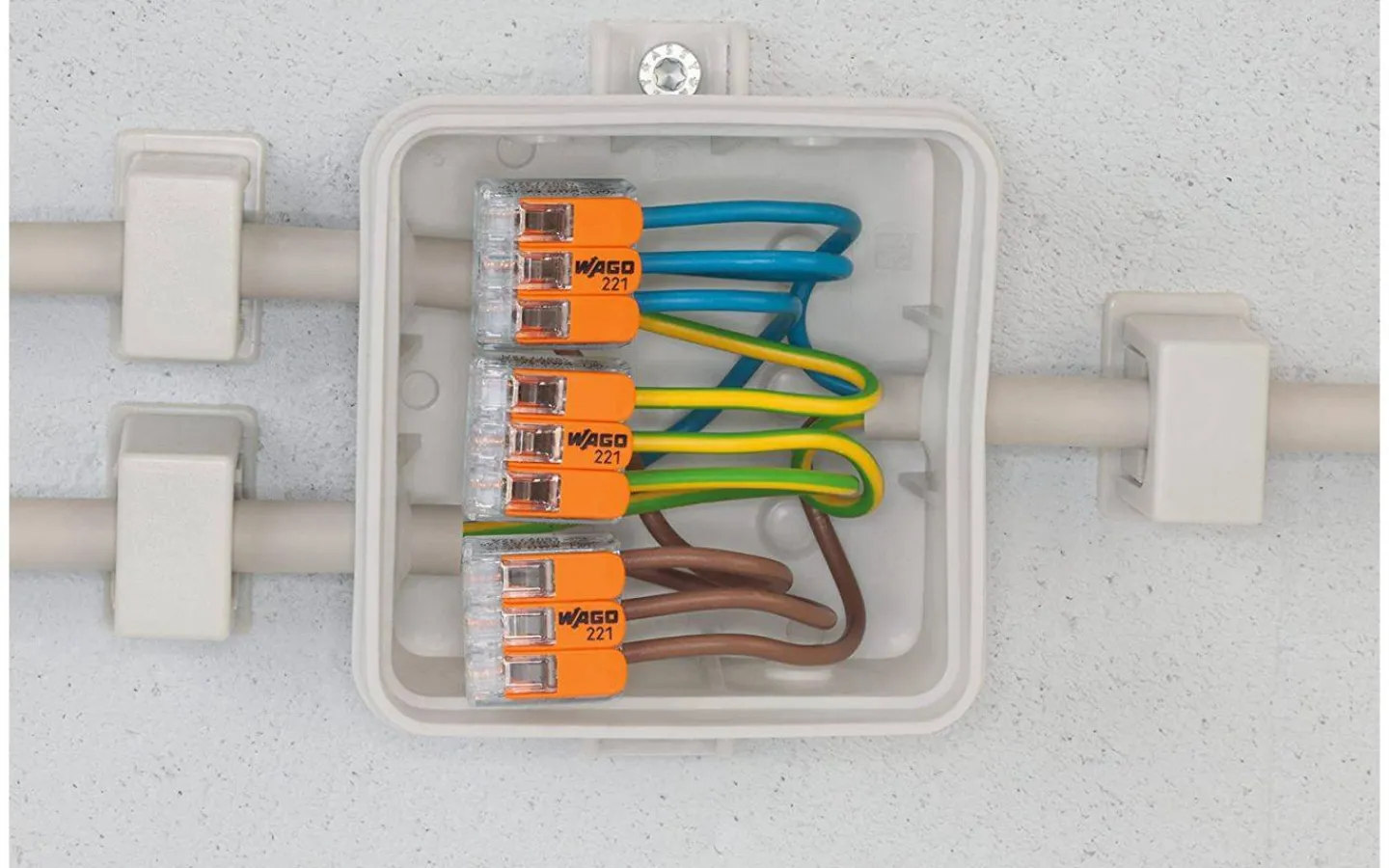 Fäst & Kopplingsmaterial<Malmbergs Wago Kopplingsklämma 2-Pol 0,2-4mm² Styckvis