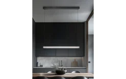 Avlånga Taklampor<Trio Lighting Wallace Taklampa LED i borstat stål