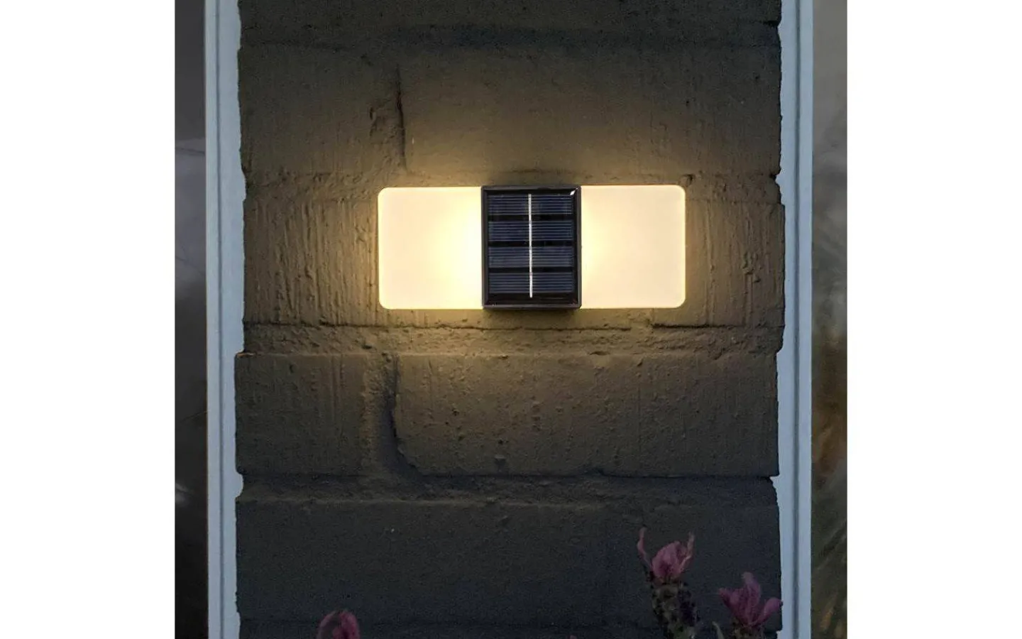 Solcellslampor Vägg|Visa Alla Solcellslampor<Star Trading Wally Solcellsdriven Vägglampa 14cm Frostad Vit