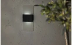 Star Trading Wally Solcellsdriven Vägglampa 20cm Frostad Vit* Solcellslampor Vägg|Visa Alla Solcellslampor