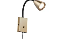 Trio Lighting Wanda Vägglampa GU10 matt mässing* Läslampor