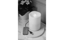 Blockljus Inomhus|Blockljus Inomhus<Star Trading Water Batteridrivet Fontänljus 14cm Vit