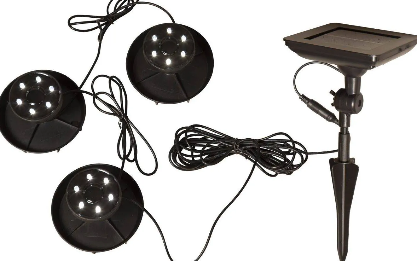 Star Trading Water Light Solcellslampa 7cm Svart* Visa Alla Solcellslampor