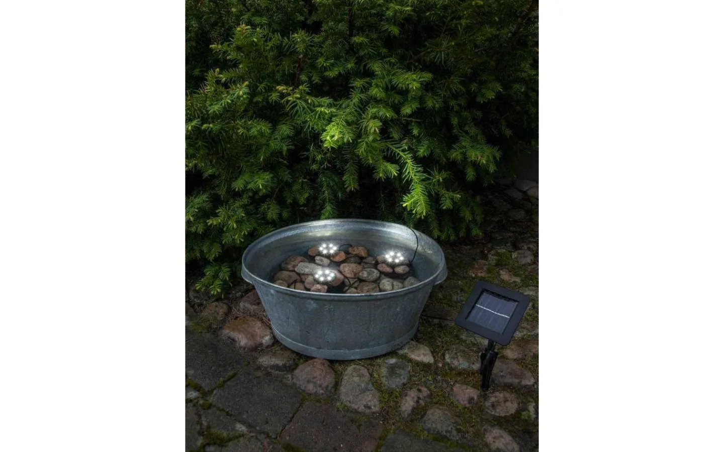 Star Trading Water Light Solcellslampa 7cm Svart* Visa Alla Solcellslampor