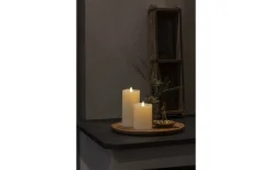 Wave Batteridrivet Blockljus 16,5cm Gräddvit