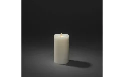 Wave Batteridrivet Blockljus 16,5cm Gräddvit