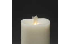 Wave Batteridrivet Blockljus 16,5cm Gräddvit