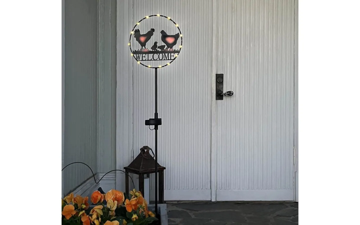 Solcellslampor Stig & Mark|Visa Alla Solcellslampor<Star Trading Welcome Solcellsllampa 75cm Svart