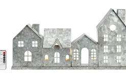 Markslojd Wells Batteridriven Bordsdekoration Antik Zink* Batteri Julpynt Inomhus