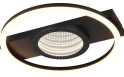 Wheeler Plafond LED rund mattsvart 3000K