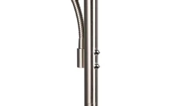 Trio Lighting Willis Golvlampa LED med läslampa i borstat stål* Uplight|Golvläslampor