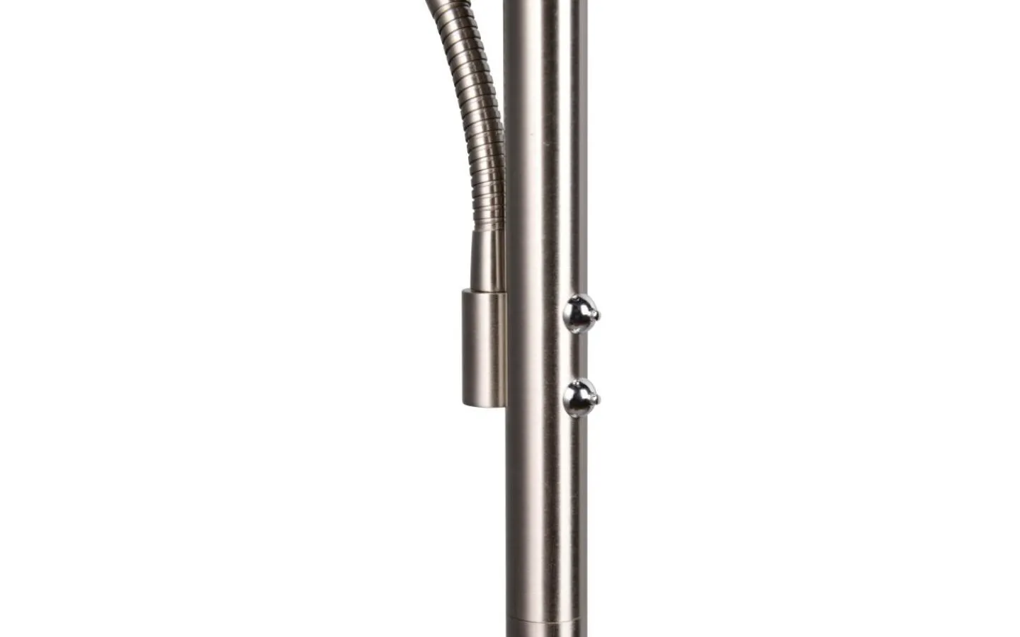 Trio Lighting Willis Golvlampa LED med läslampa i borstat stål* Uplight|Golvläslampor