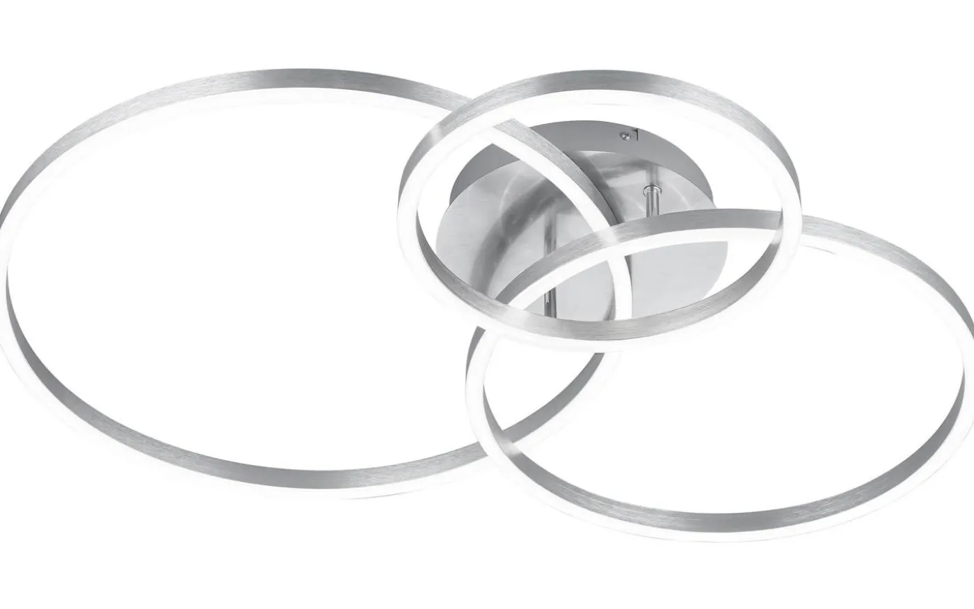 Winona Plafond LED borstad stål RGB