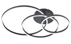 Plafonder<Trio Lighting Winona Plafond LED mattsvart RGB