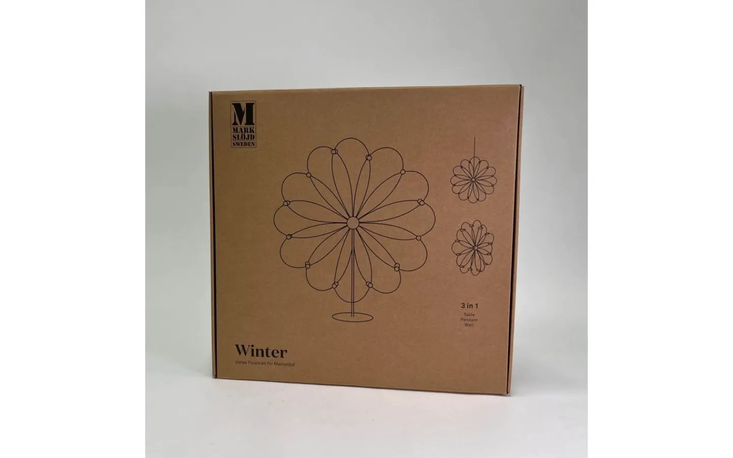 Markslojd Winter 3-i-1 Stjärna 65cm Krom* Julpynt Inomhus