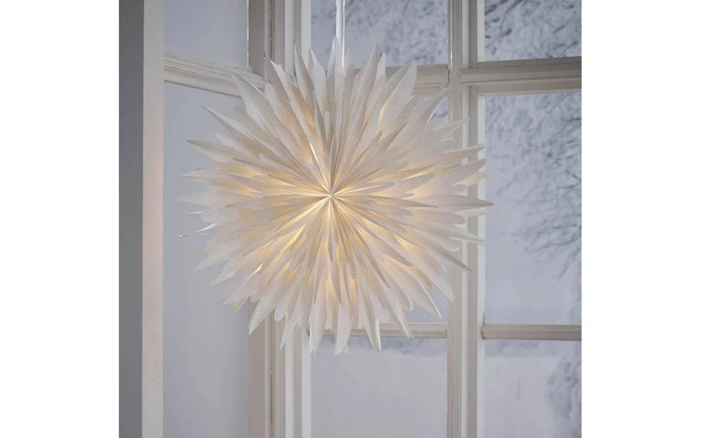 Exklusiva Pappersstjärnor|Visa Alla Julstjärnor<Star Trading Winter Julstjärna 60cm Vit