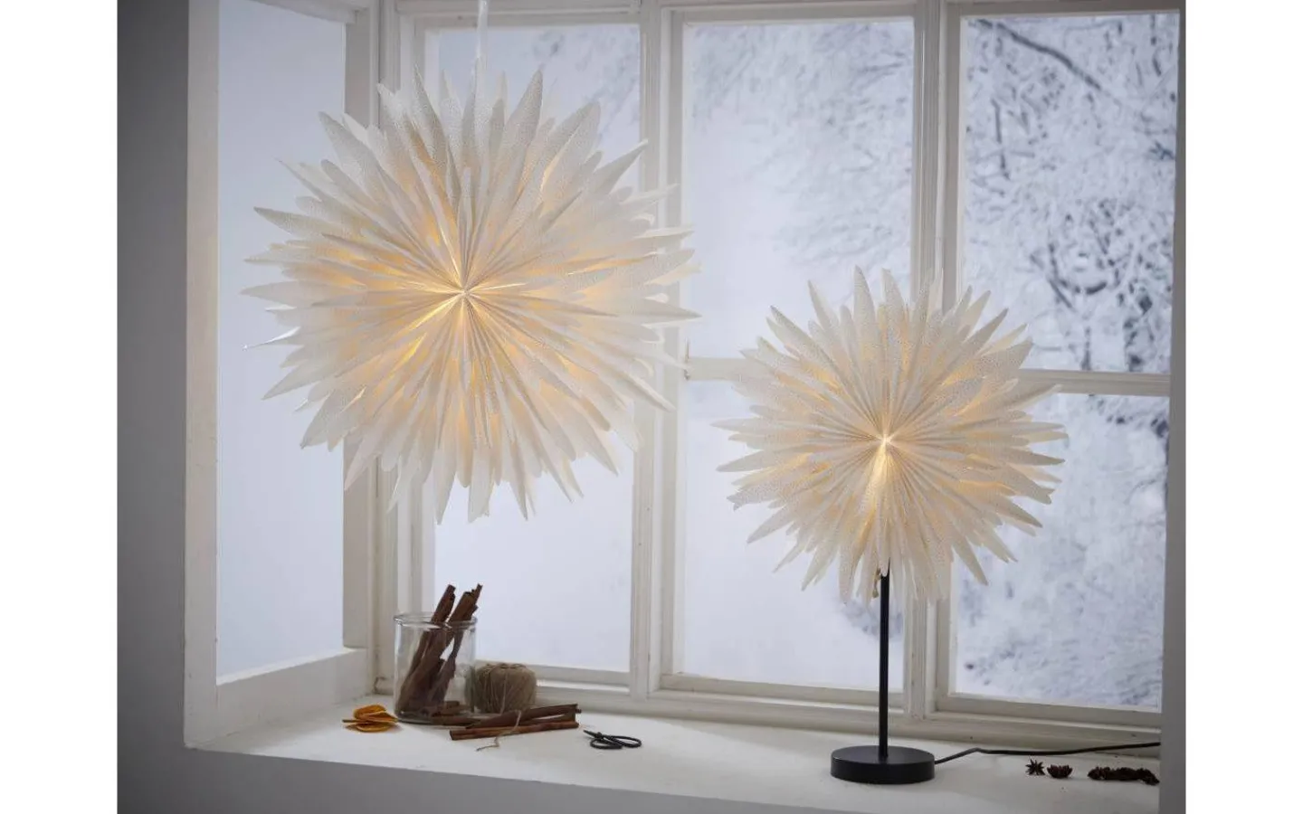 Exklusiva Pappersstjärnor|Visa Alla Julstjärnor<Star Trading Winter Julstjärna 60cm Vit