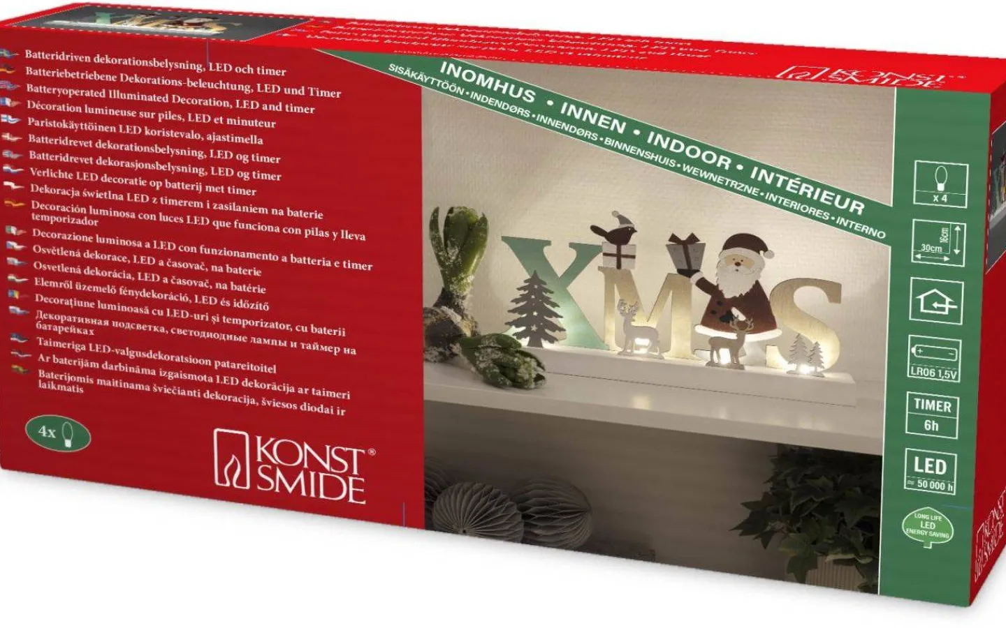 Julbyar Och Figurer<Konstsmide Winterland Batteridriven Siluett Xmas