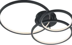 Trio Lighting WiZ Aaron Plafond LED antracit RGBW* Plafonder