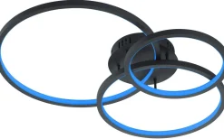 Trio Lighting WiZ Aaron Plafond LED antracit RGBW* Plafonder