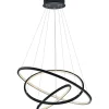 Trio Lighting WiZ Aaron Taklampa 80cm LED antracit RGBW* Stora Taklampor Ø70-150 Cm