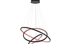 Trio Lighting WiZ Aaron Taklampa 80cm LED antracit RGBW* Stora Taklampor Ø70-150 Cm
