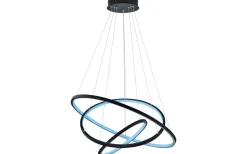 Trio Lighting WiZ Aaron Taklampa 80cm LED antracit RGBW* Stora Taklampor Ø70-150 Cm