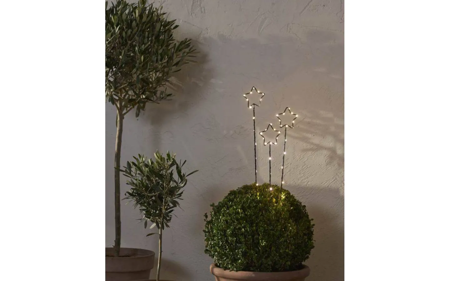 Star Trading Wizard Star Batteridriven Utomhusdekoration Svart* Batteri Julpynt Utomhus