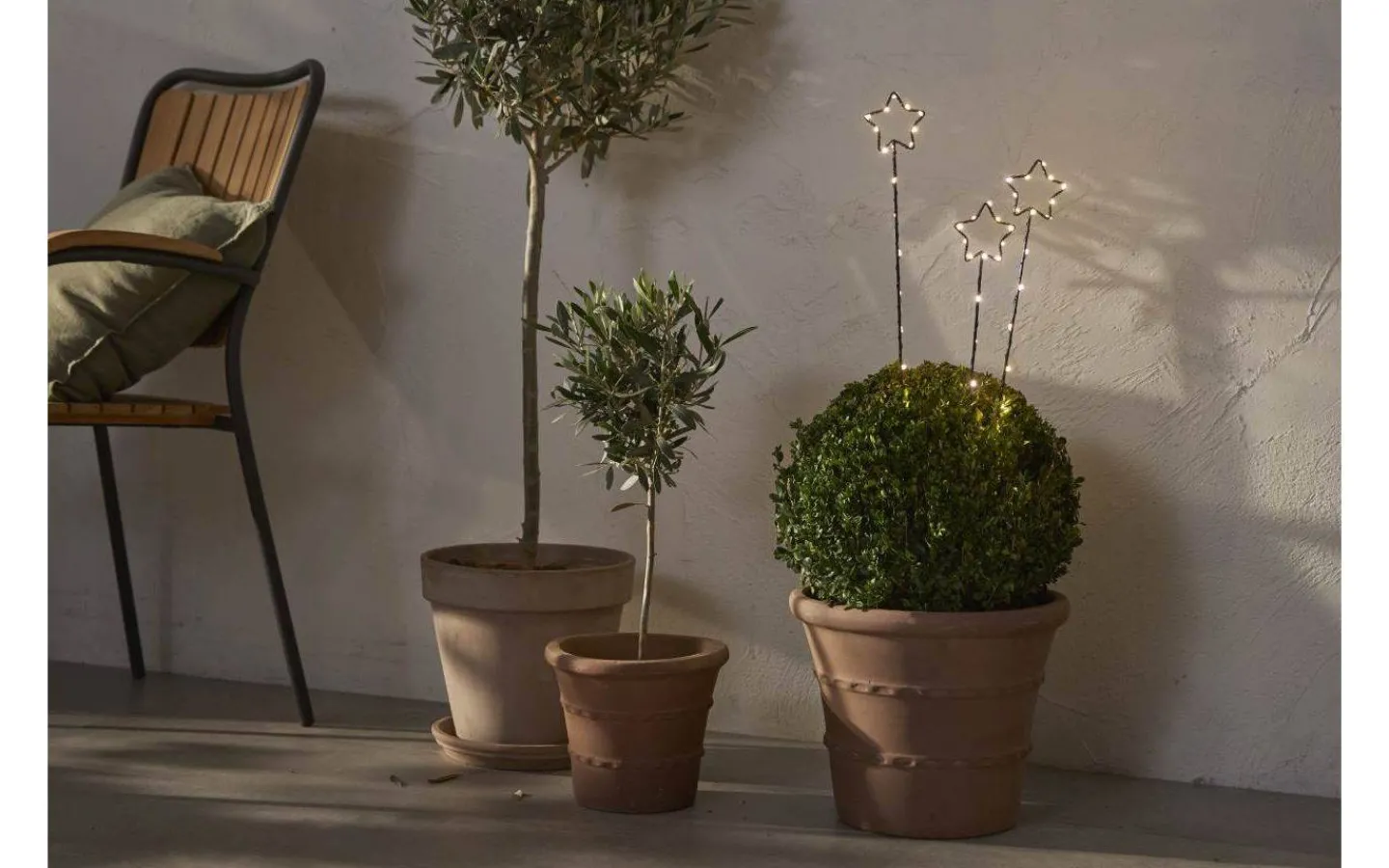 Star Trading Wizard Star Batteridriven Utomhusdekoration Svart* Batteri Julpynt Utomhus